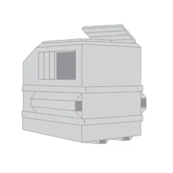 10 yard front end loader container