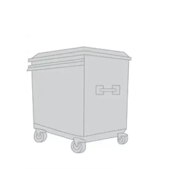 1100 litre wheelie bin