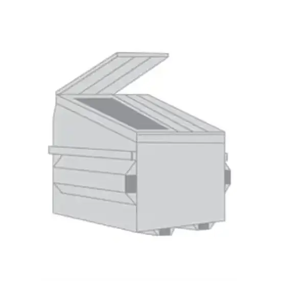 8 yard front end loader container